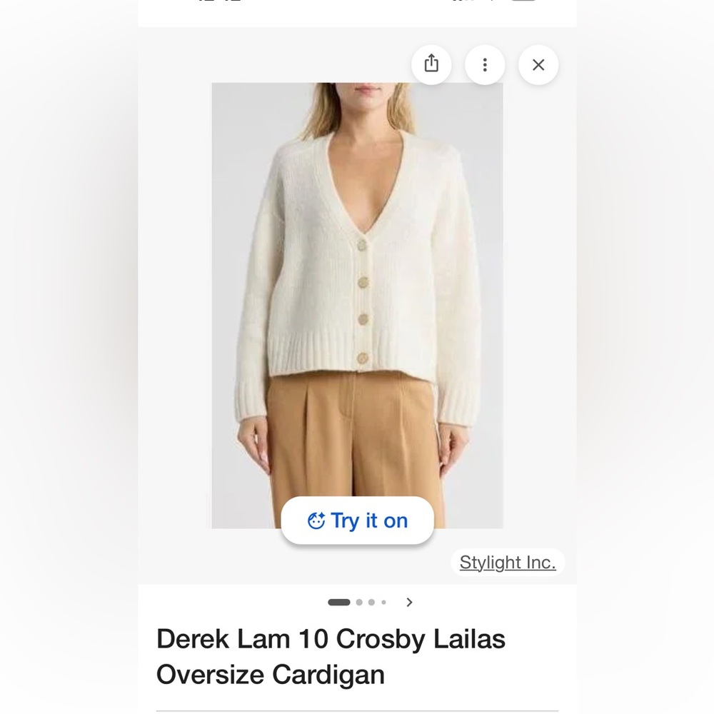 V-Neck Button Front Cardigan